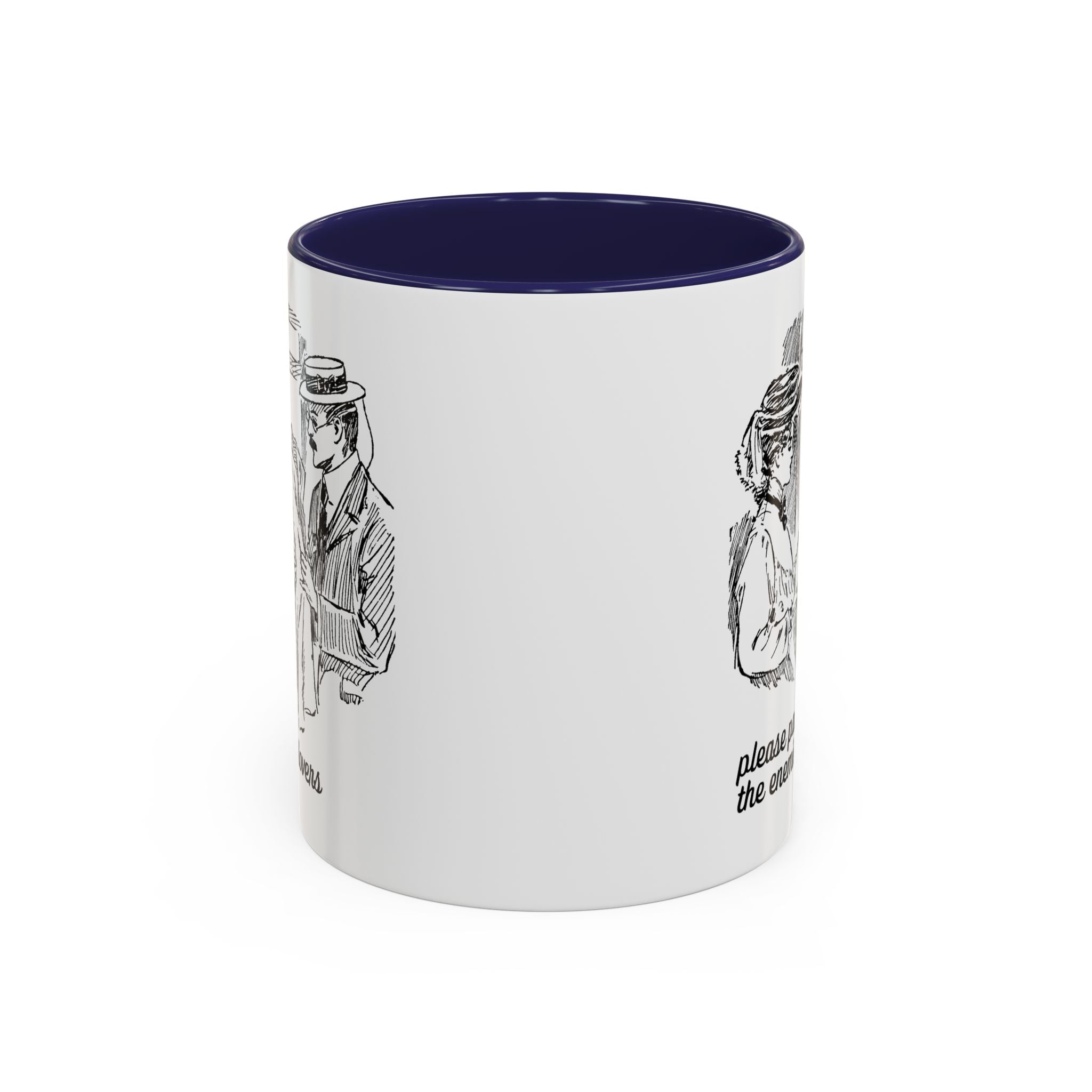 Please Pass the Enemies to Lovers Coffee Mug: Romance Reader Gift Historical Fiction Bookworm | Silly Romance Tropes Mug, Bookish Gift Idea - Opal and June