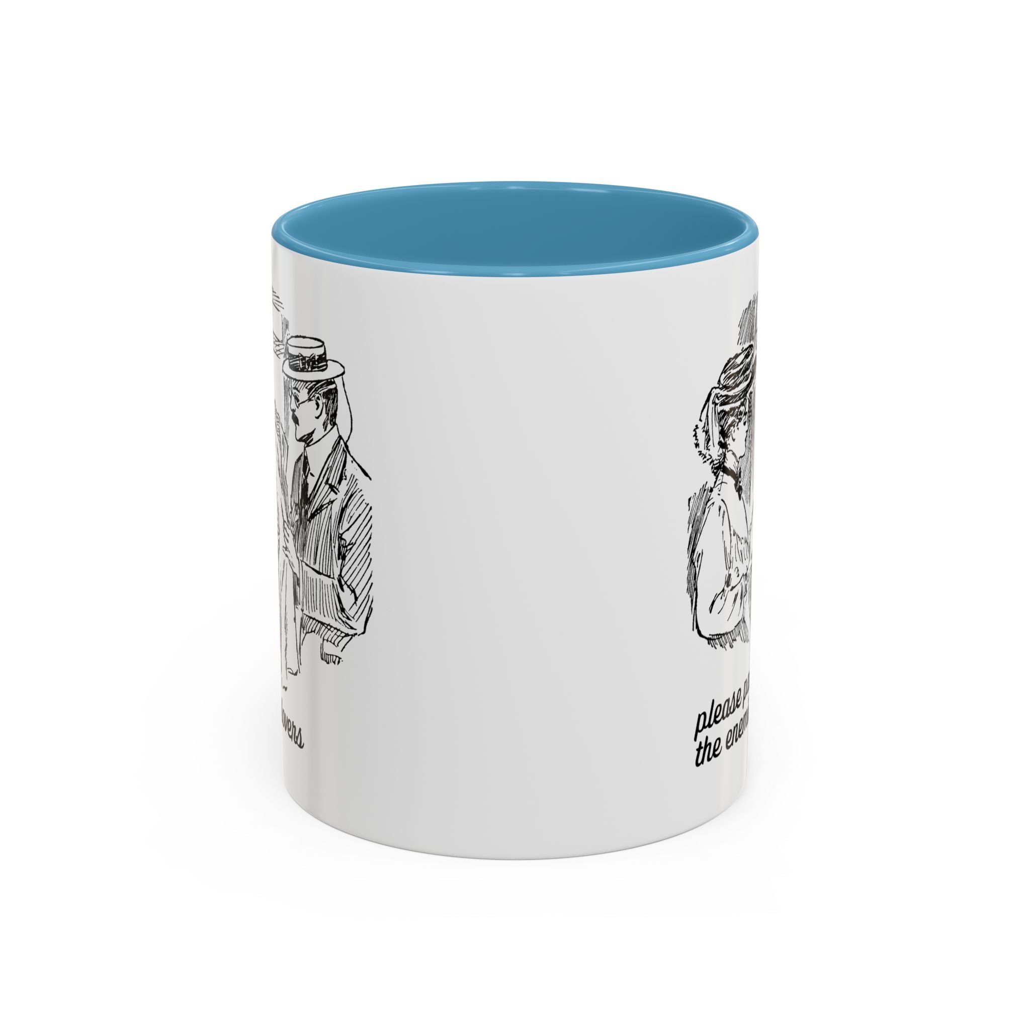 Please Pass the Enemies to Lovers Coffee Mug: Romance Reader Gift Historical Fiction Bookworm | Silly Romance Tropes Mug, Bookish Gift Idea - Opal and June