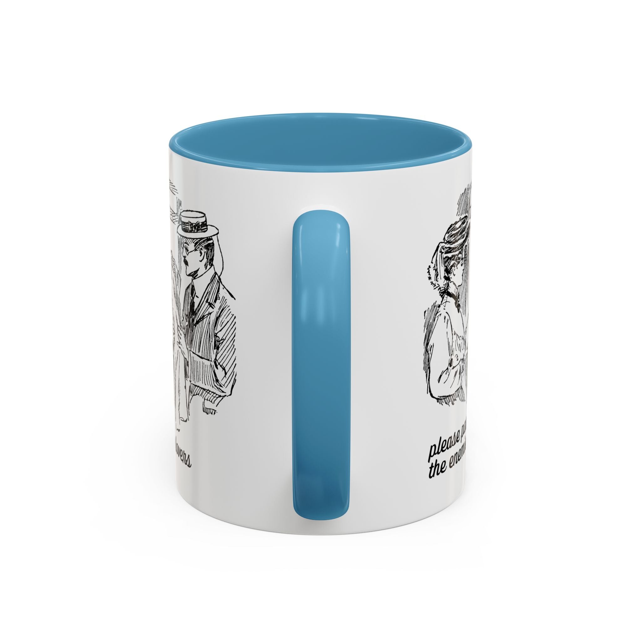 Please Pass the Enemies to Lovers Coffee Mug: Romance Reader Gift Historical Fiction Bookworm | Silly Romance Tropes Mug, Bookish Gift Idea - Opal and June