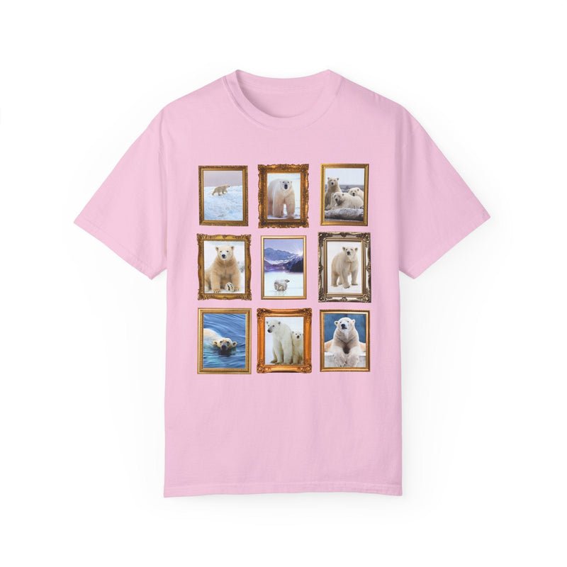 Polar Bear Photographs Framed on a T-Shirt - Opal and June