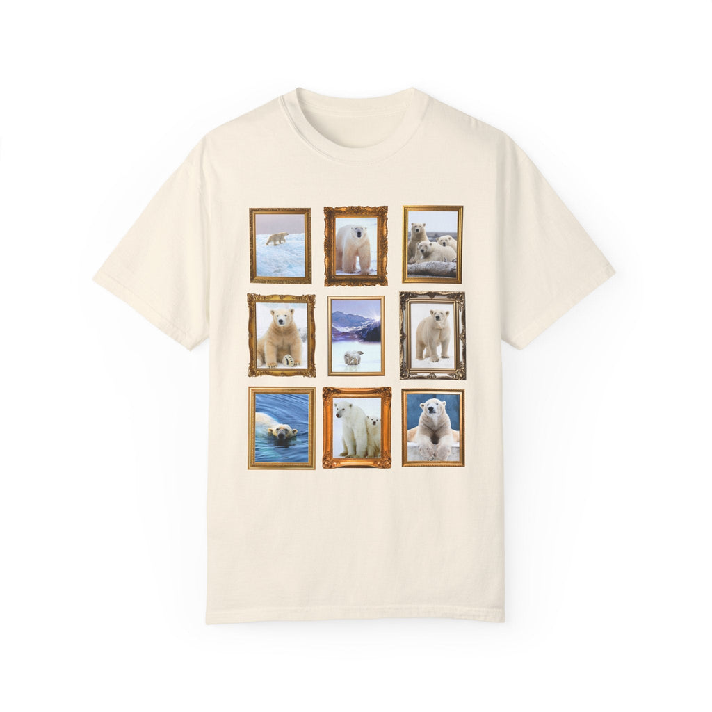 Polar Bear Photographs Framed on a T-Shirt - Opal and June