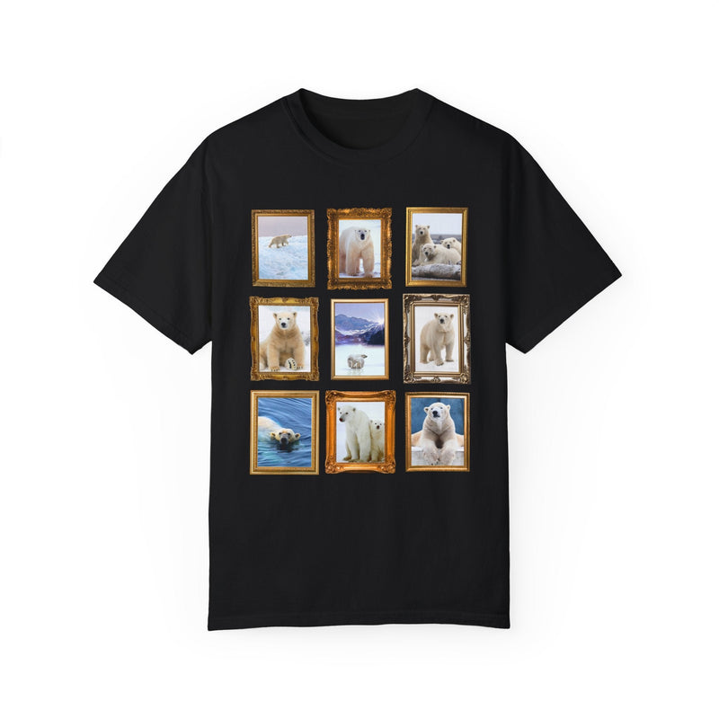 Polar Bear Photographs Framed on a T-Shirt - Opal and June