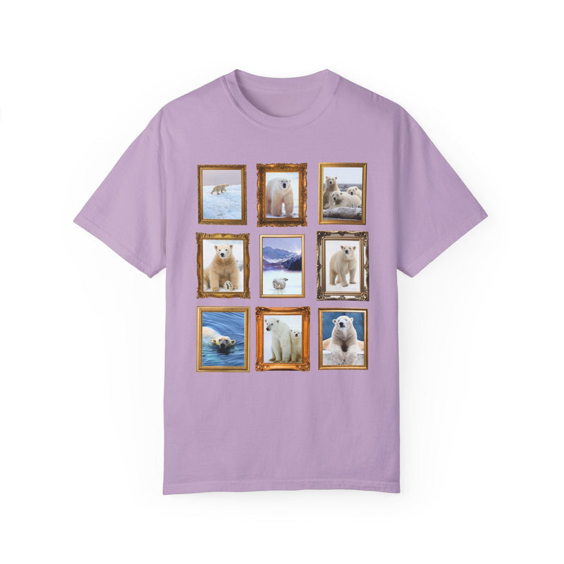 Polar Bear Photographs Framed on a T-Shirt - Opal and June