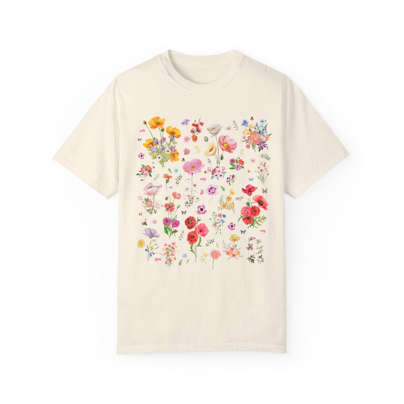 Poppy Flower T-Shirt for Gardener - Opal and June