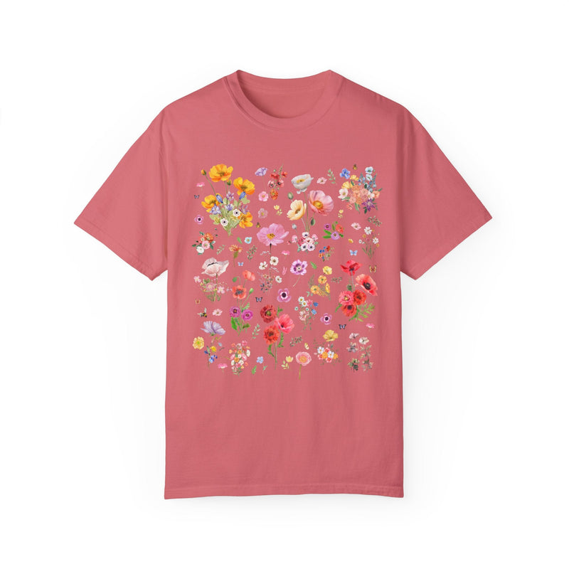 Poppy Flower T-Shirt for Gardener - Opal and June