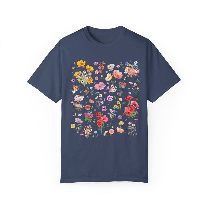 Poppy Flower T-Shirt for Gardener - Opal and June