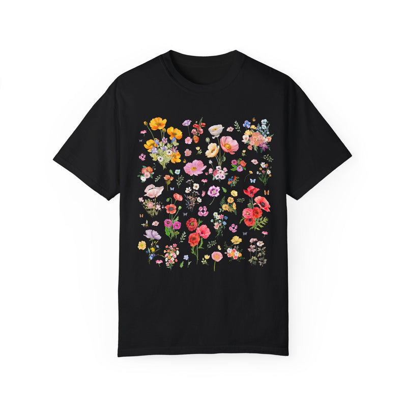 Poppy Flower T-Shirt for Gardener - Opal and June