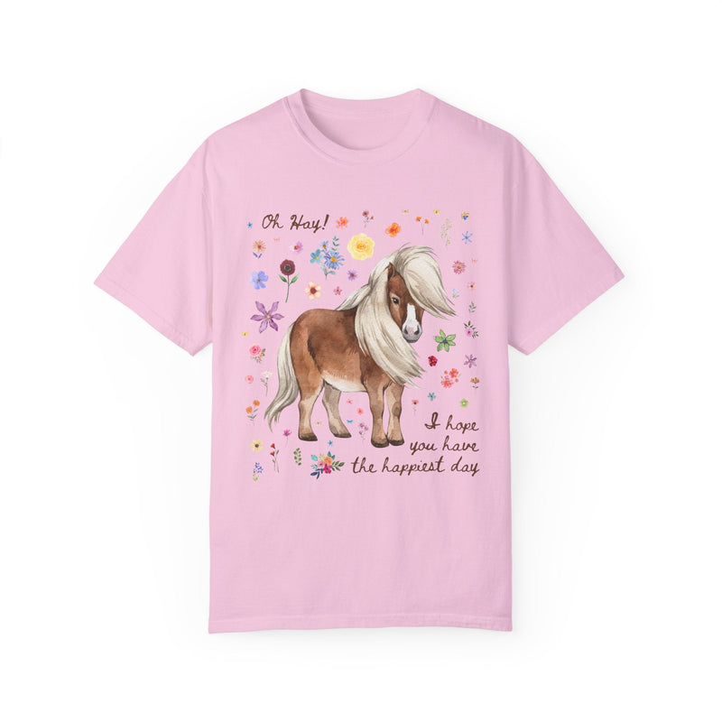 Positive Affirmation Tee with Mini Horse - Opal and June