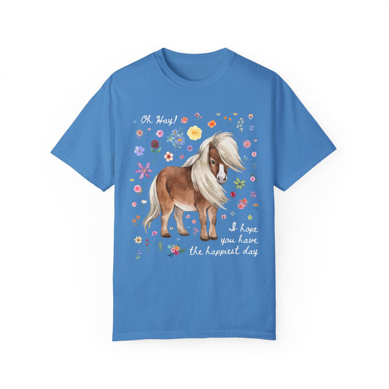 Positive Affirmation Tee with Mini Horse - Opal and June