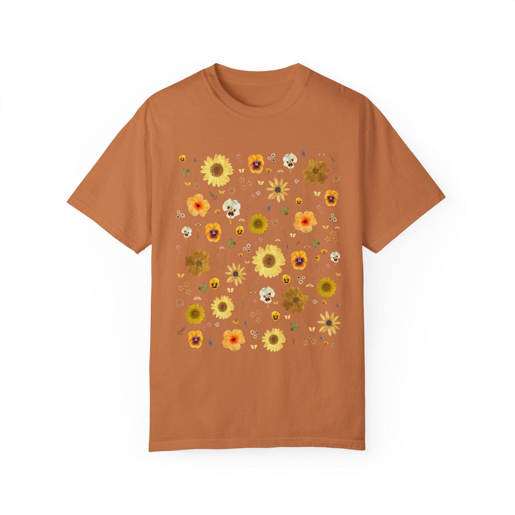 Pressed Flowers Tee: Yellow - Opal and June