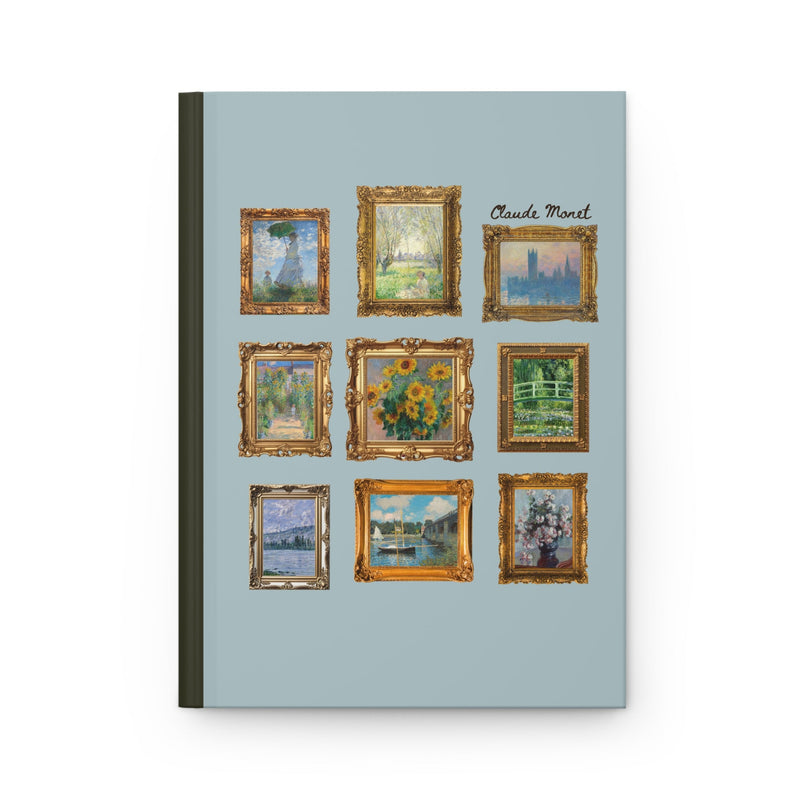 Pretty Claude Monet Art History Hardcover Notebook: Cute European Art Historic Gift for Humanities Major, Friend Who Loves Impressionost Art - Opal and June