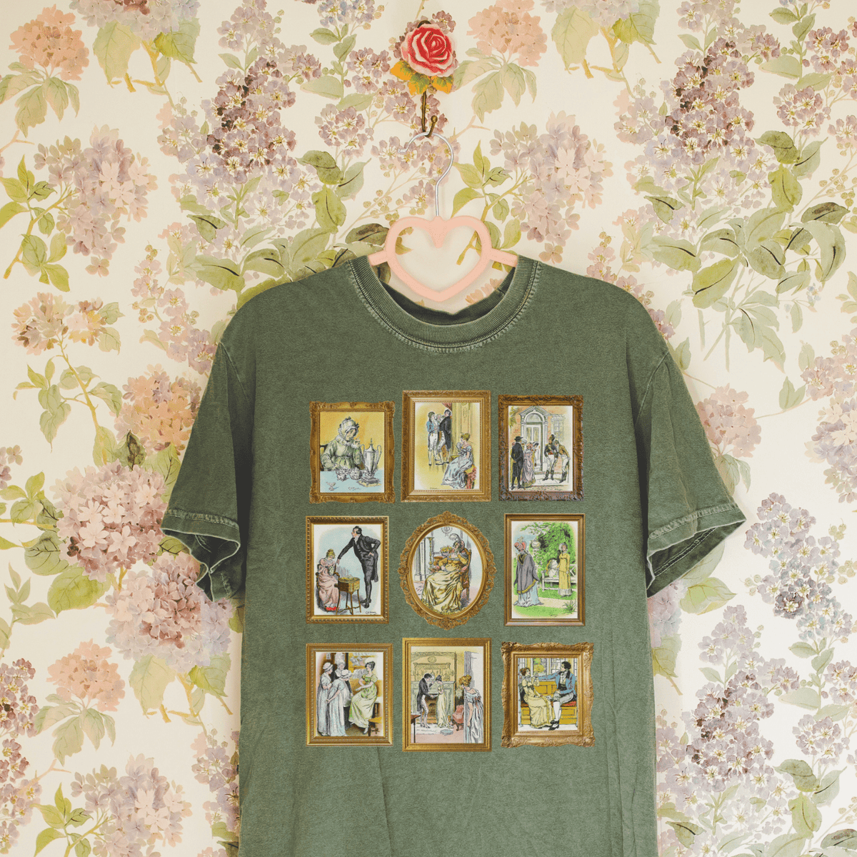 Pride and Prejudice Art History Illustration Tee - Opal and June