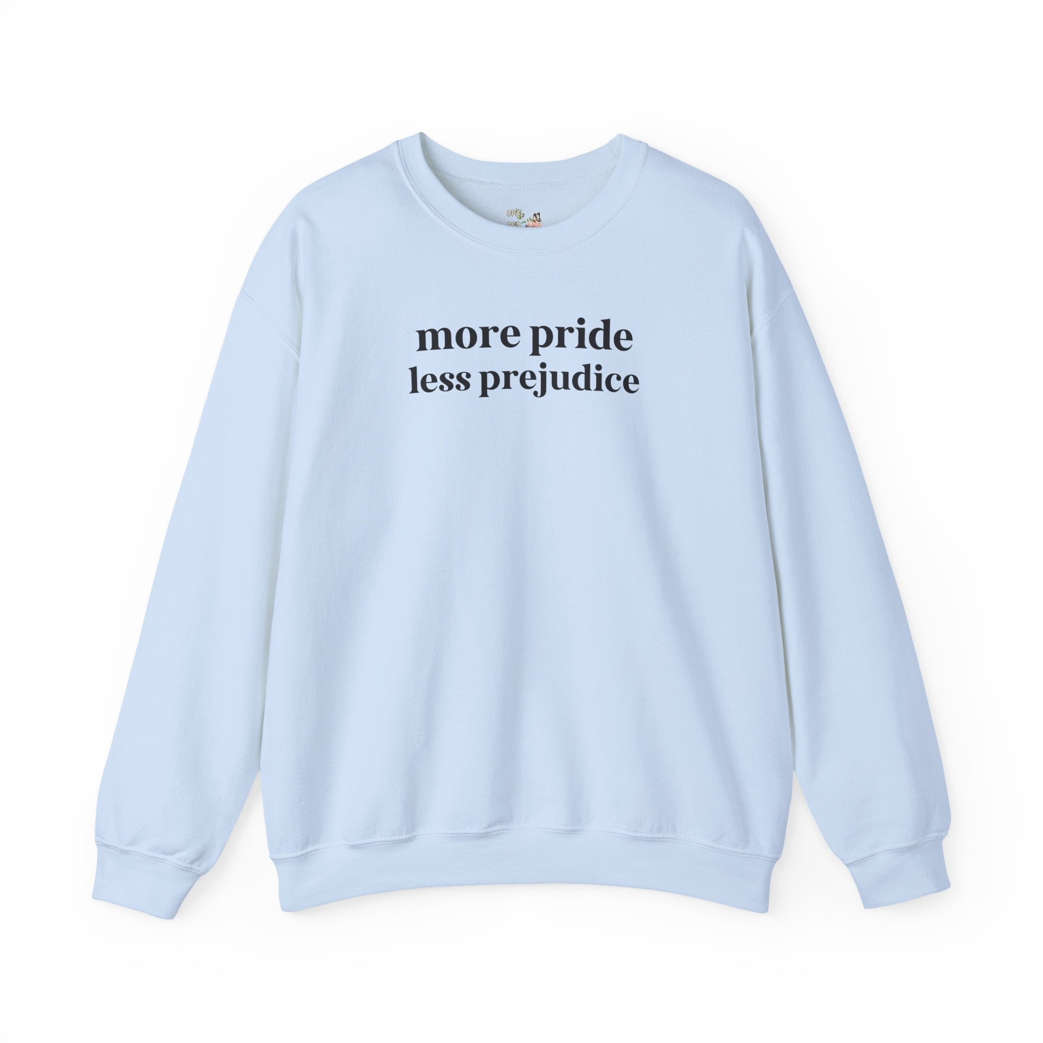 Pride and Prejudice LGBTQ Sweatshirt, Book Lover, Cute Bookish Equal Rights Shirt, Classic Literature Reader, Cute Jane Austen Crewneck - Opal and June