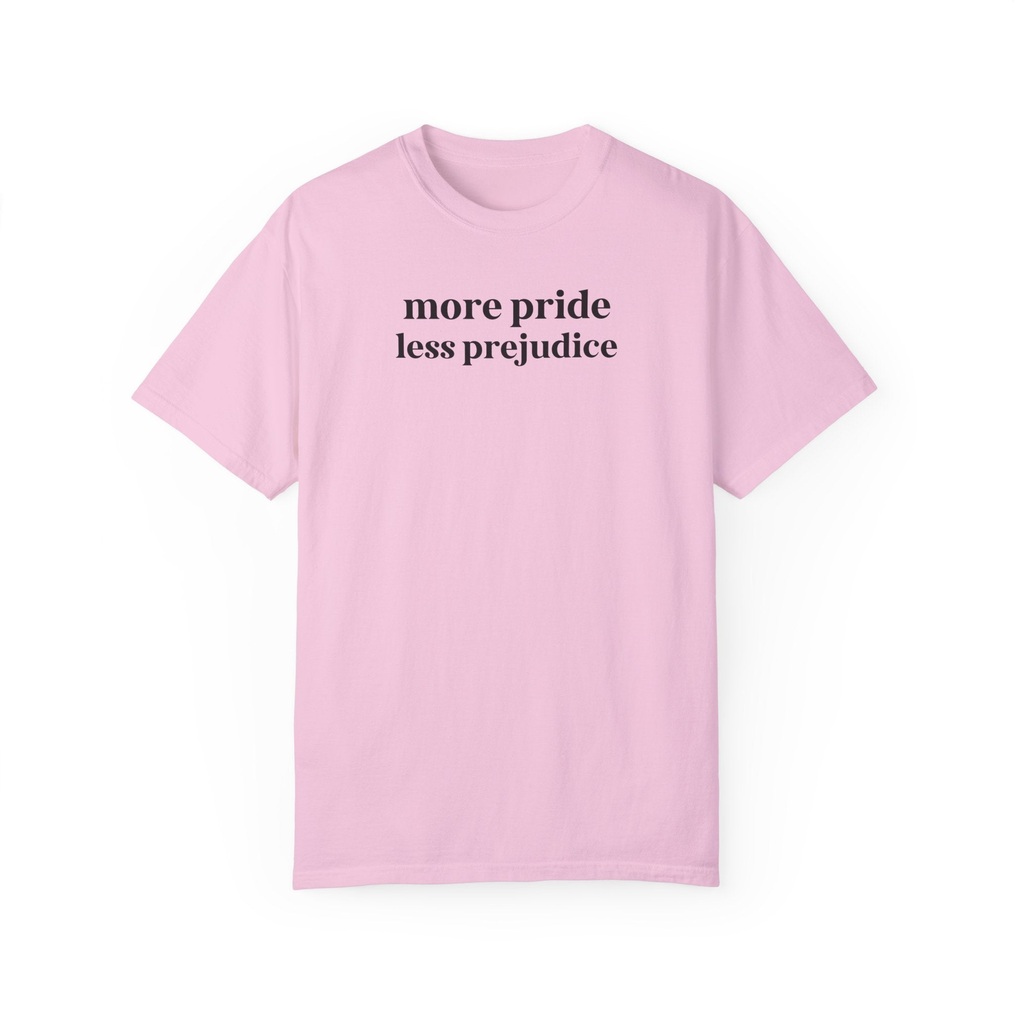 Pride and Prejudice LGBTQ Tee Shirt for Book Lover, Cute Bookish Equal Rights T-Shirt, Classic Literature Reader, Oversized Jane Austen Tee - Opal and June