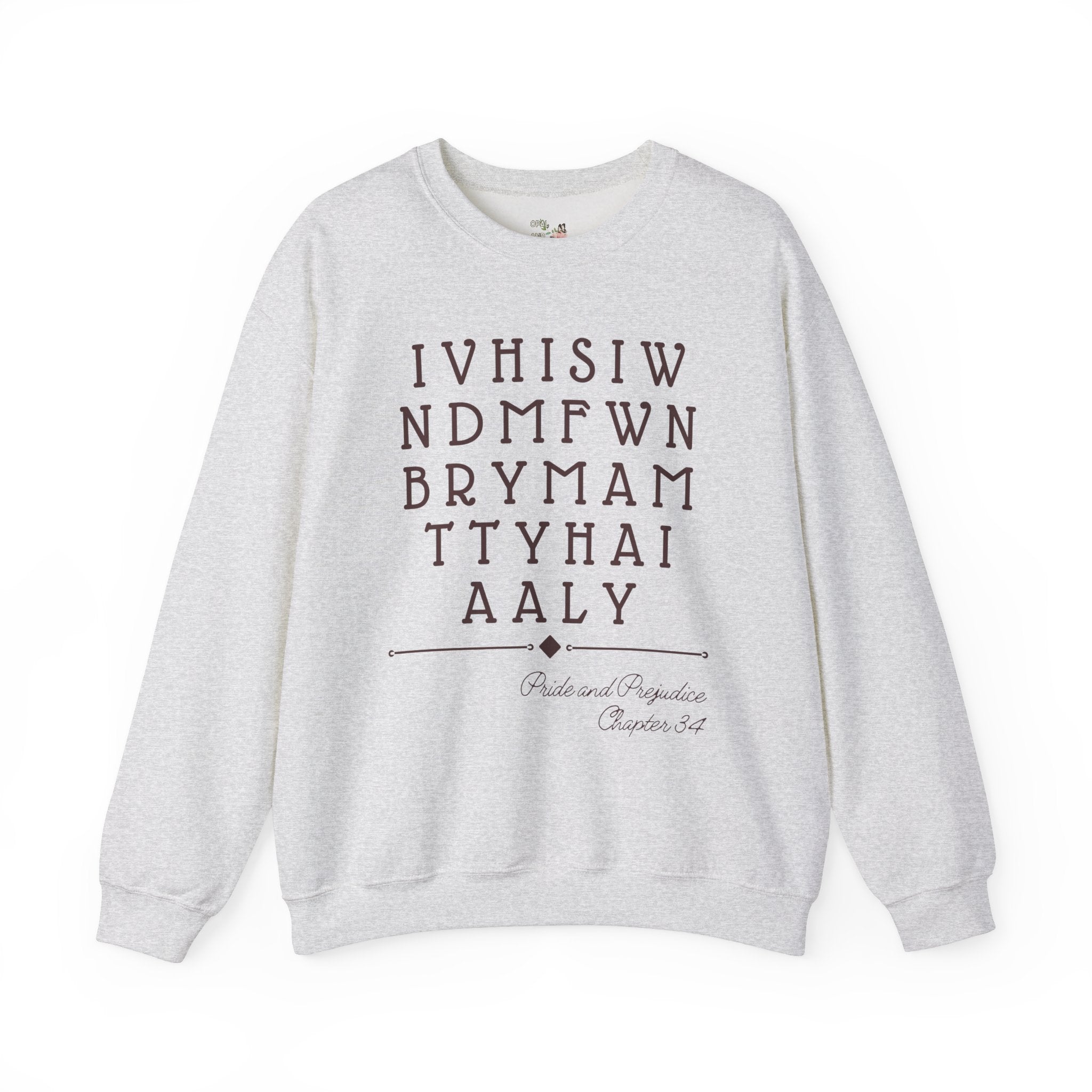 Pride and Prejudice Sweatshirt - Opal and June