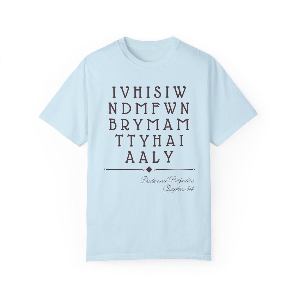 Pride and Prejudice Tee Shirt: First Proposal - Opal and June