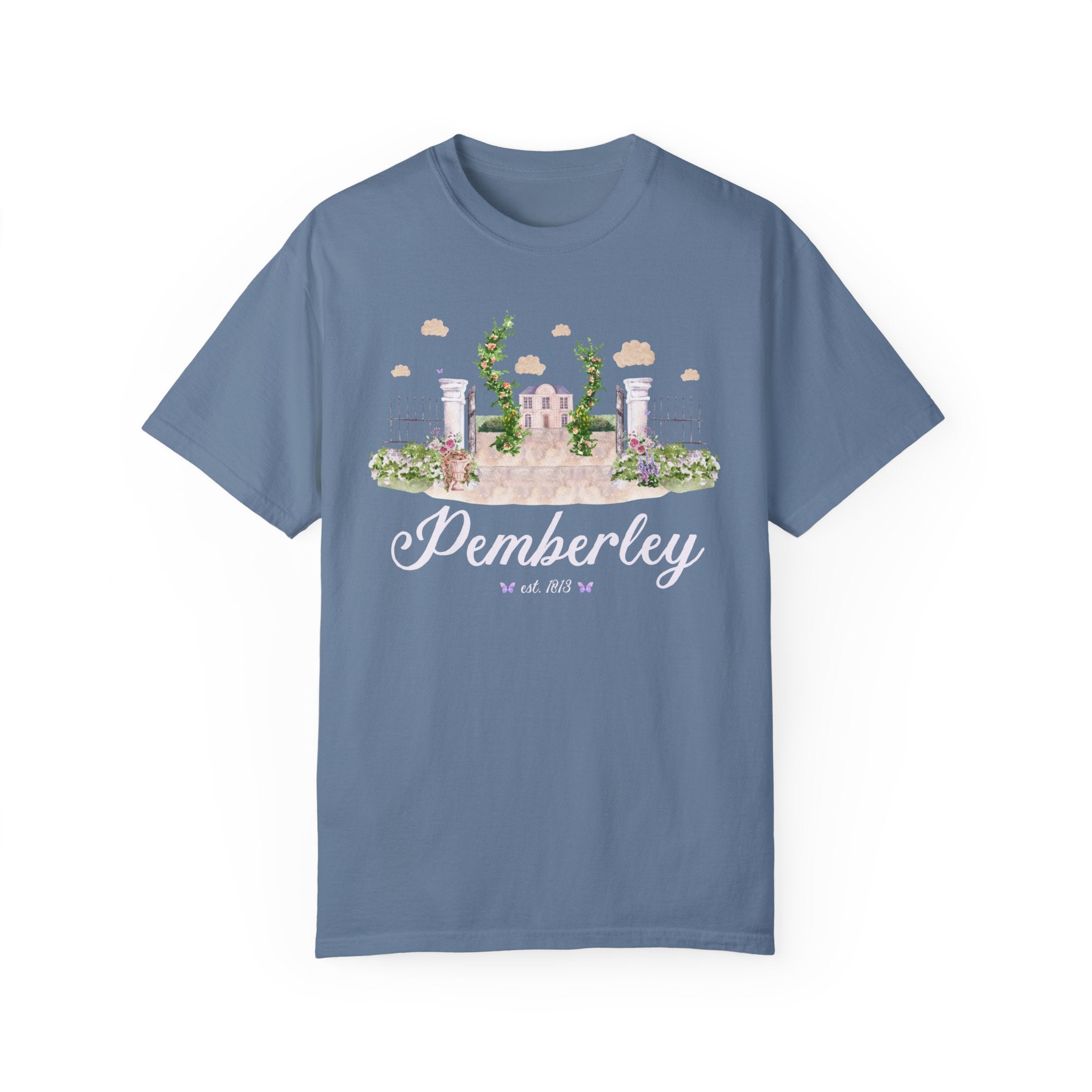 Pride and Prejudice Tee Shirt: Pemberley 1813 - Opal and June