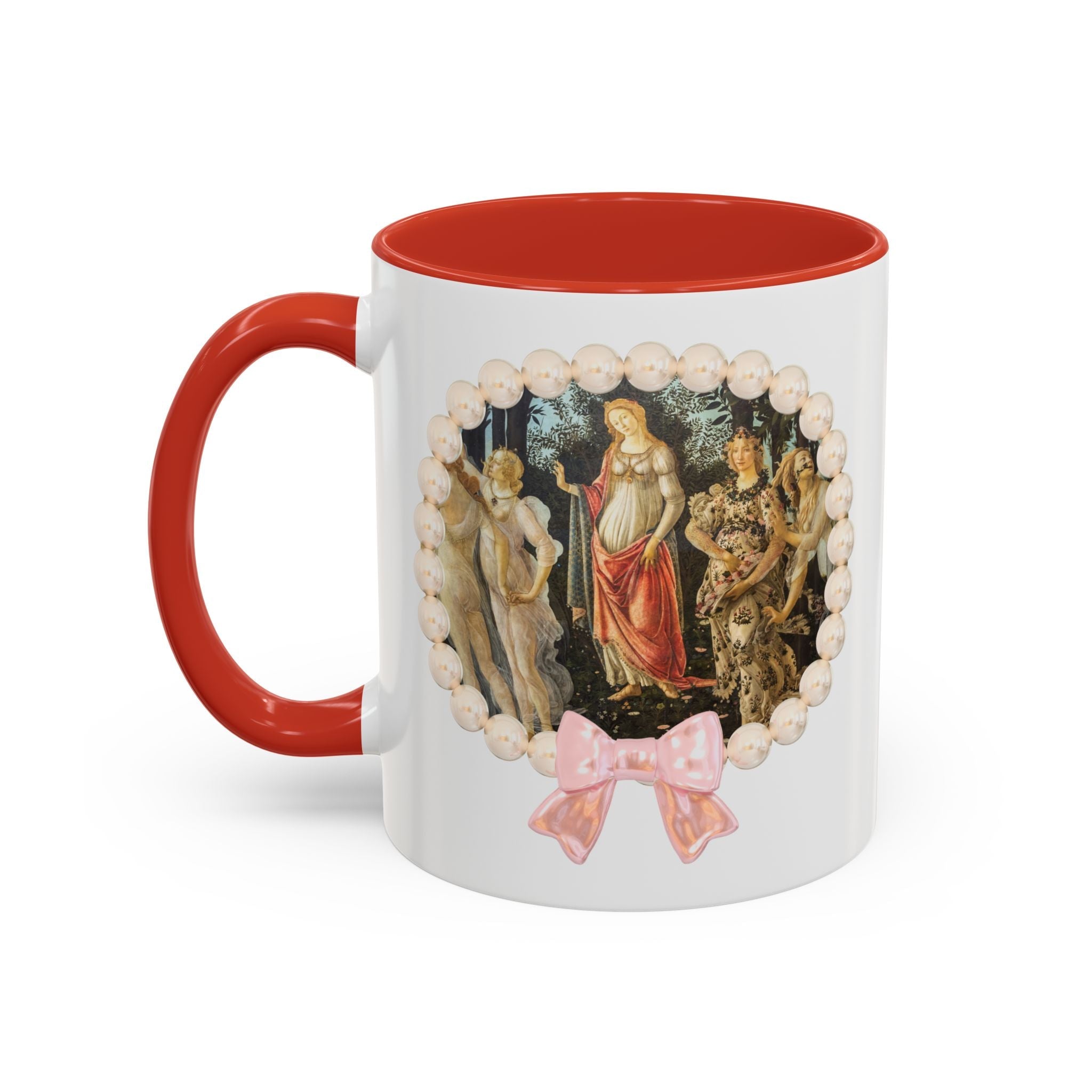 Primavera by Sandro Botticelli Coffee Mug: Italian Renaissance Famous Painting, 15th Century Artwork, Art History Present for Humanites Major - Opal and June