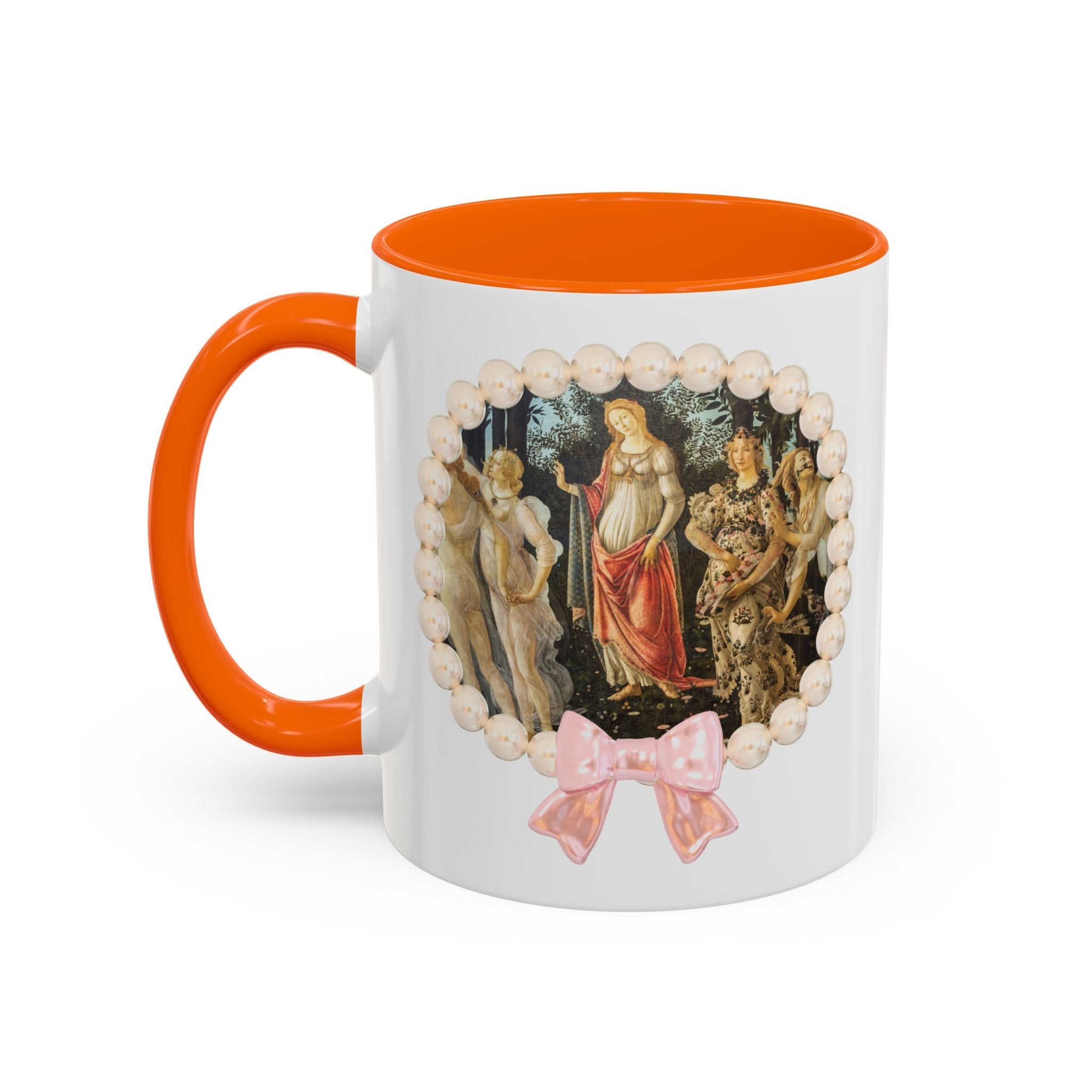 Primavera by Sandro Botticelli Coffee Mug: Italian Renaissance Famous Painting, 15th Century Artwork, Art History Present for Humanites Major - Opal and June