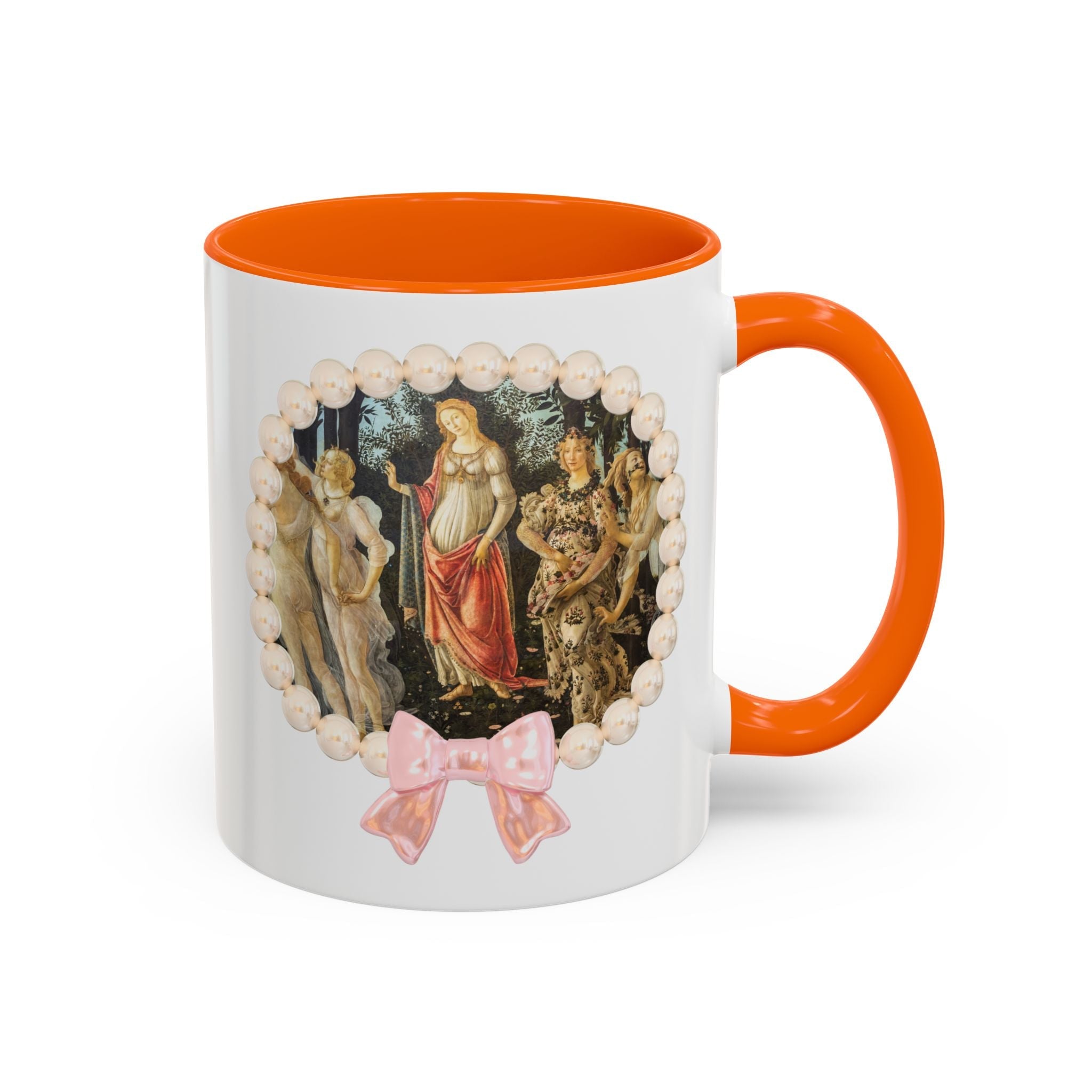Primavera by Sandro Botticelli Coffee Mug: Italian Renaissance Famous Painting, 15th Century Artwork, Art History Present for Humanites Major - Opal and June