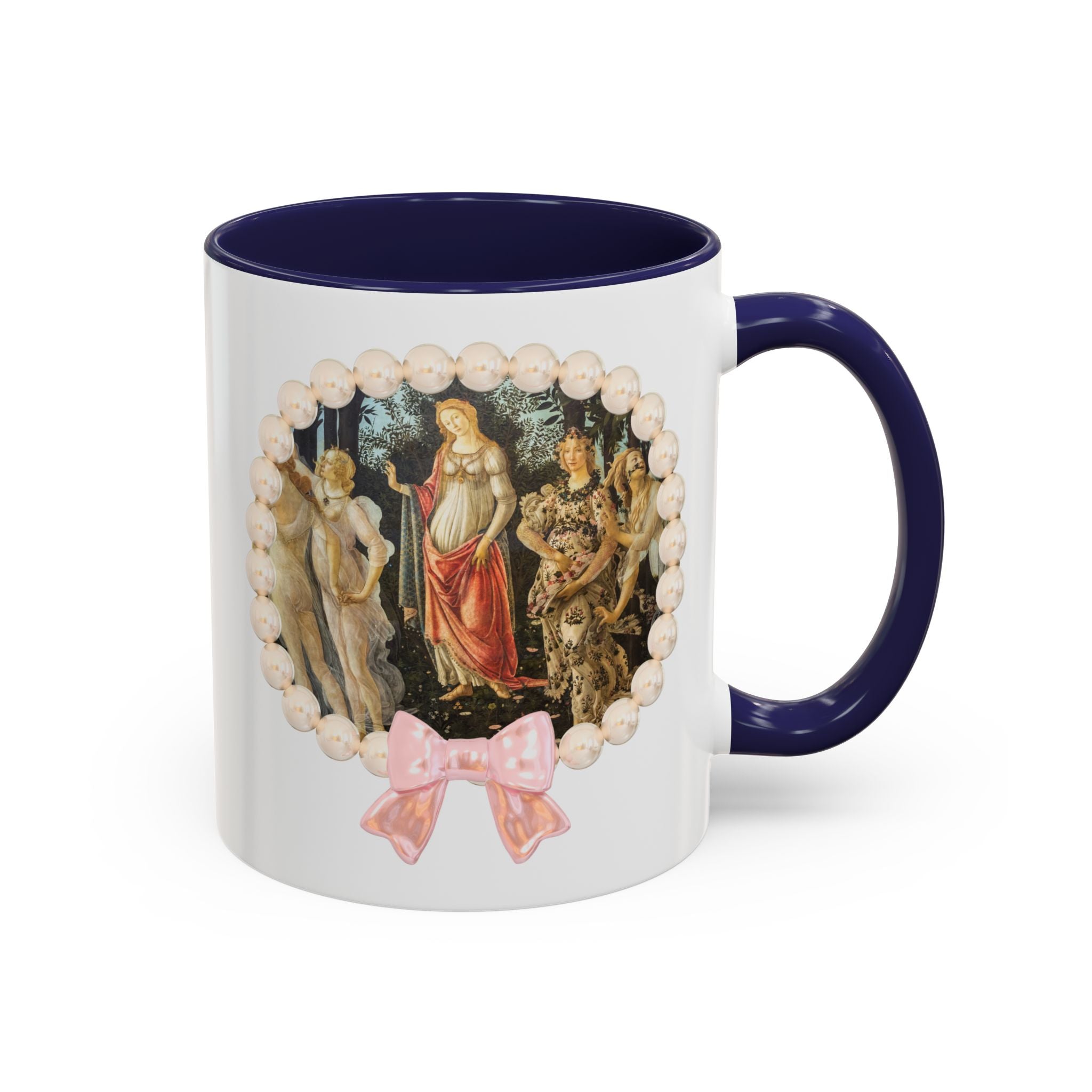 Primavera by Sandro Botticelli Coffee Mug: Italian Renaissance Famous Painting, 15th Century Artwork, Art History Present for Humanites Major - Opal and June