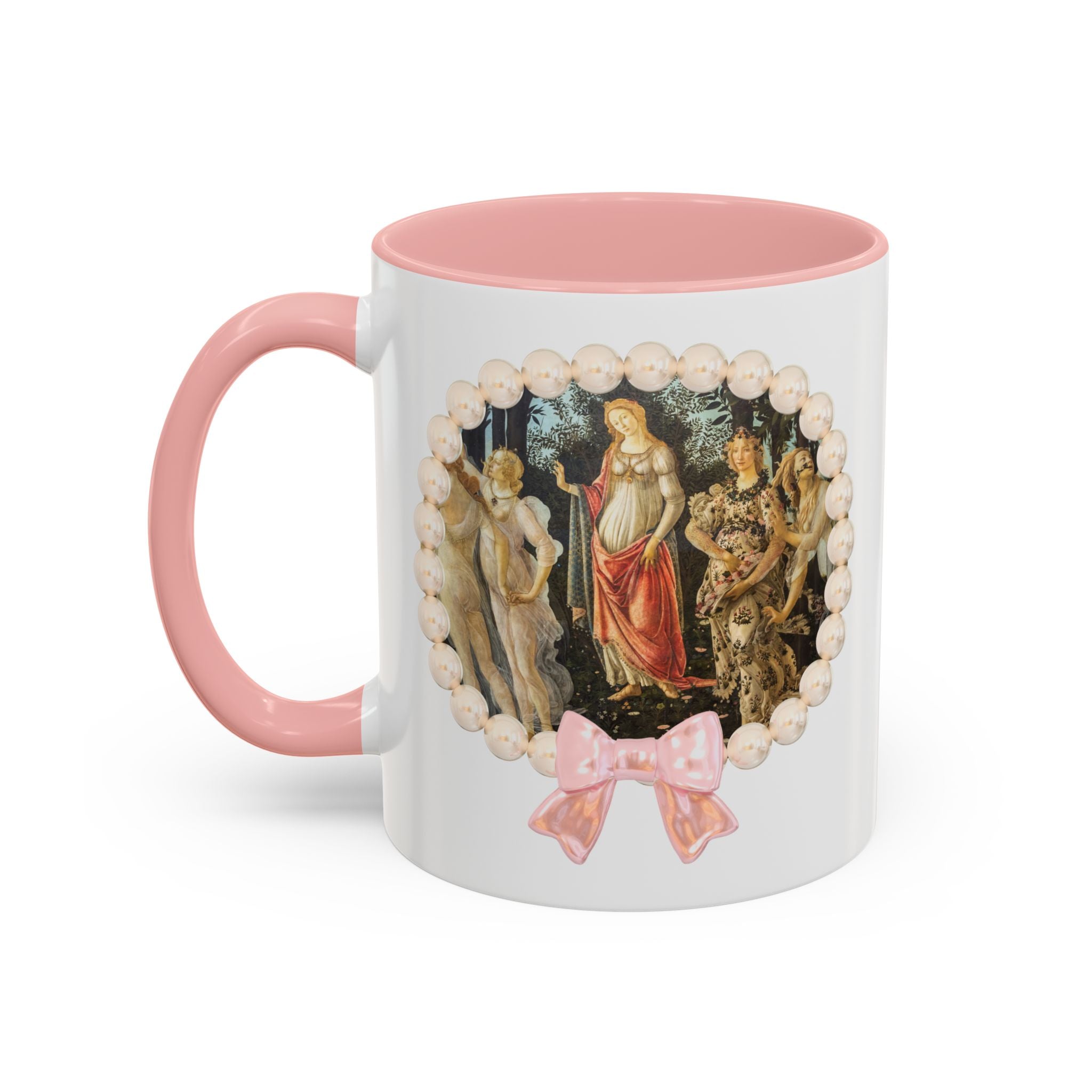 Primavera by Sandro Botticelli Coffee Mug: Italian Renaissance Famous Painting, 15th Century Artwork, Art History Present for Humanites Major - Opal and June