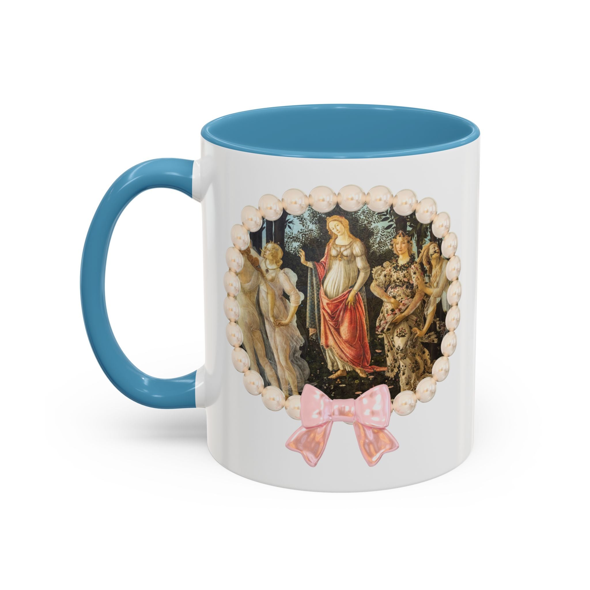 Primavera by Sandro Botticelli Coffee Mug: Italian Renaissance Famous Painting, 15th Century Artwork, Art History Present for Humanites Major - Opal and June