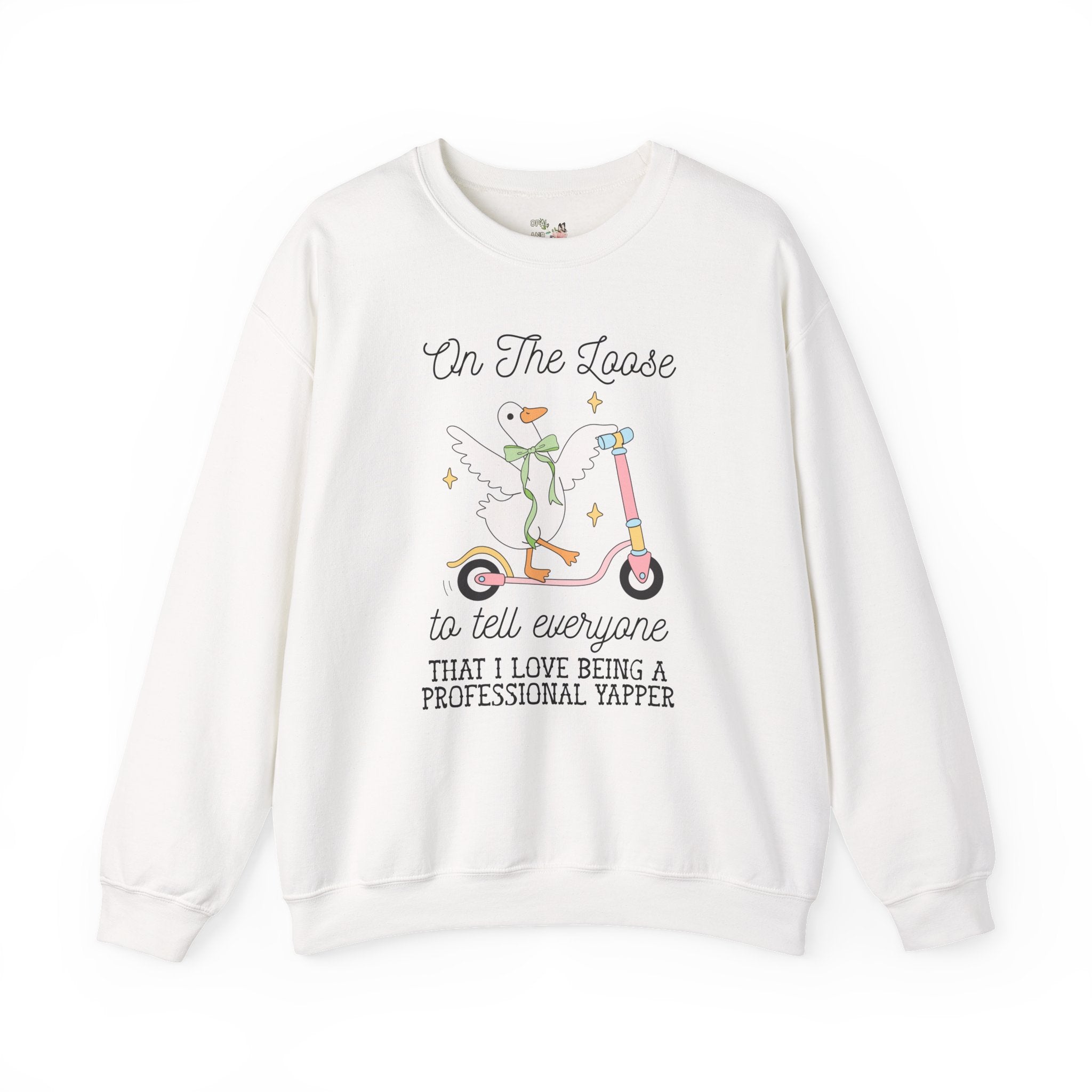 Professional Yapper Speech Therapist Sweatshirt, Silly Goose 90s Aesthetic Shirt, Speech Pathology, Speech Therapy Teacher Appreciation Gift - Opal and June