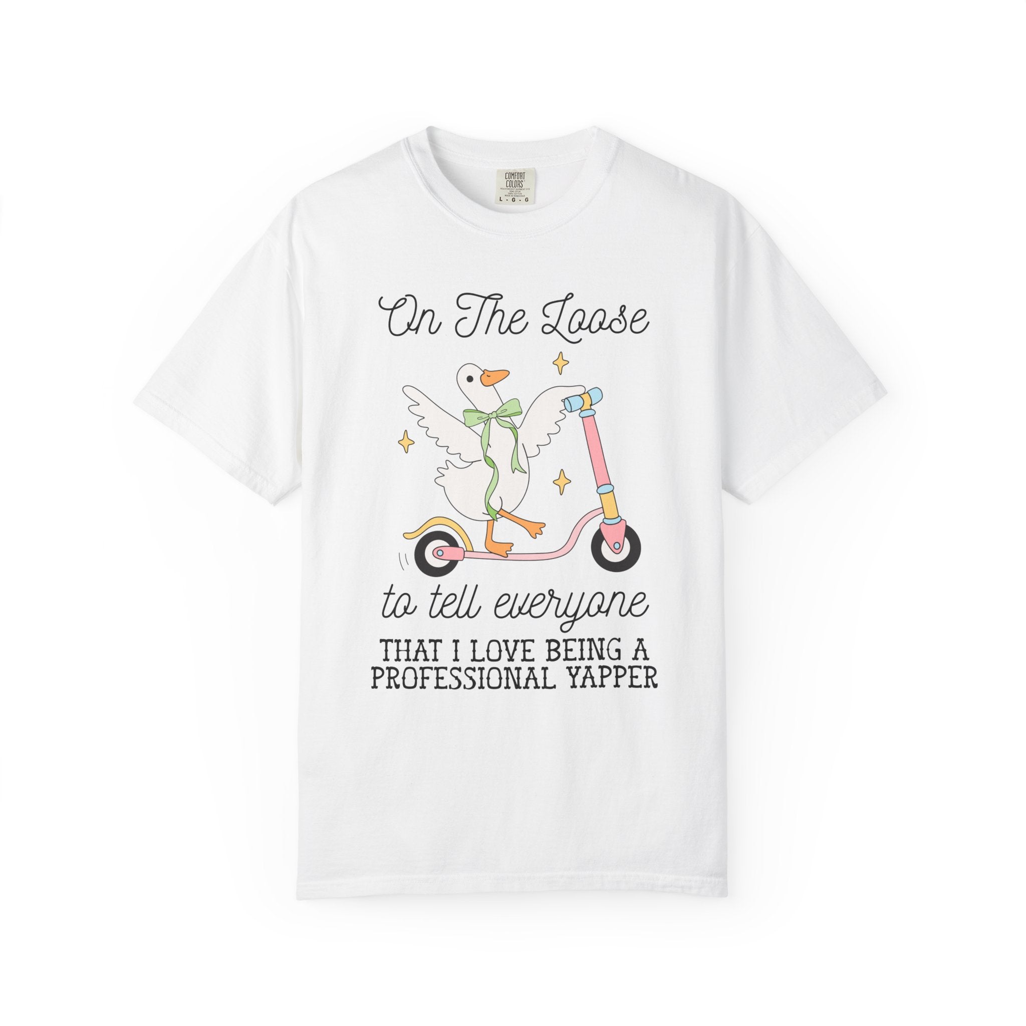 Professional Yapper Speech Therapist Tee Shirt, Silly Goose 90s Aesthetic Shirt, Speech Pathology, Speech Therapy Teacher Appreciation Gift - Opal and June