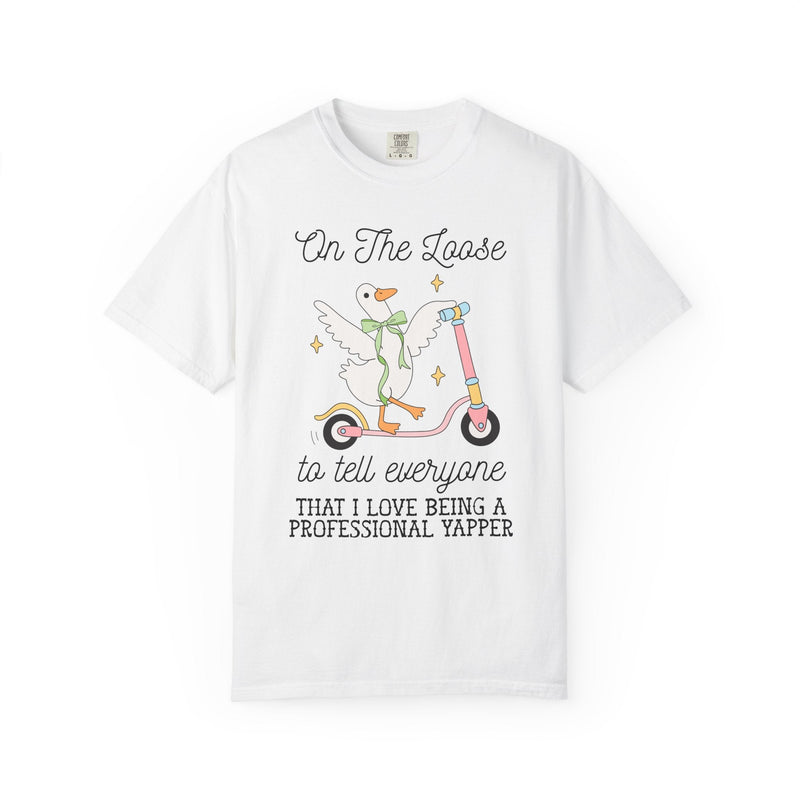 Professional Yapper Speech Therapist Tee Shirt, Silly Goose 90s Aesthetic Shirt, Speech Pathology, Speech Therapy Teacher Appreciation Gift - Opal and June