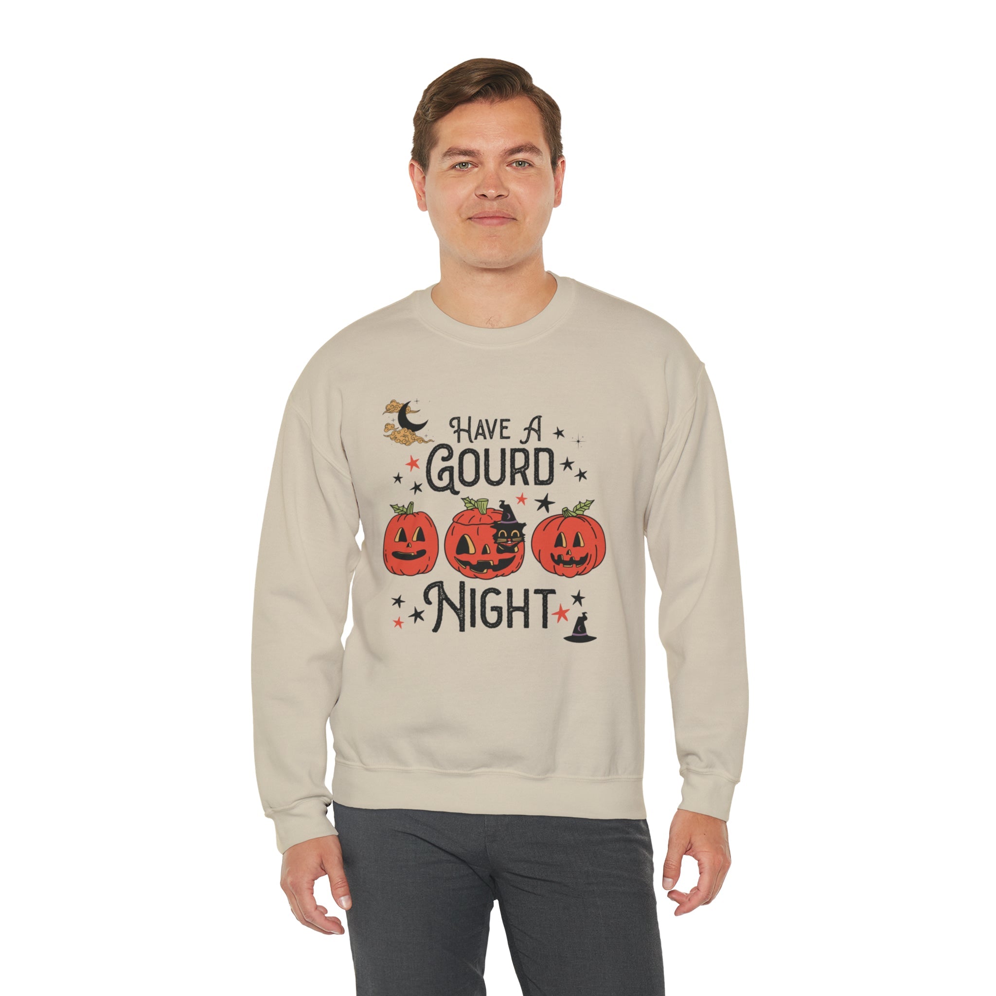 Punny Halloween Crewneck for Fall: Have A Gourd Night - Opal and June
