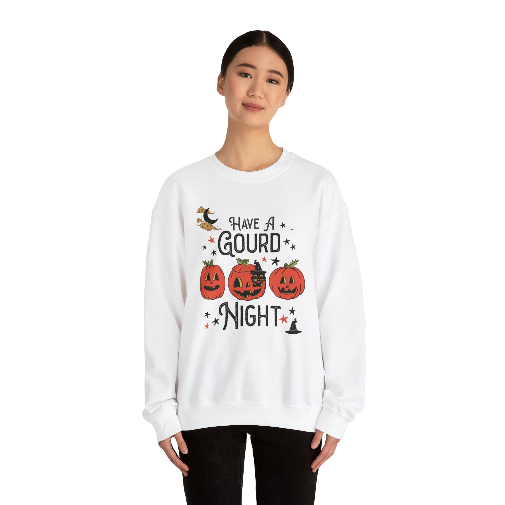 Punny Halloween Crewneck for Fall: Have A Gourd Night - Opal and June