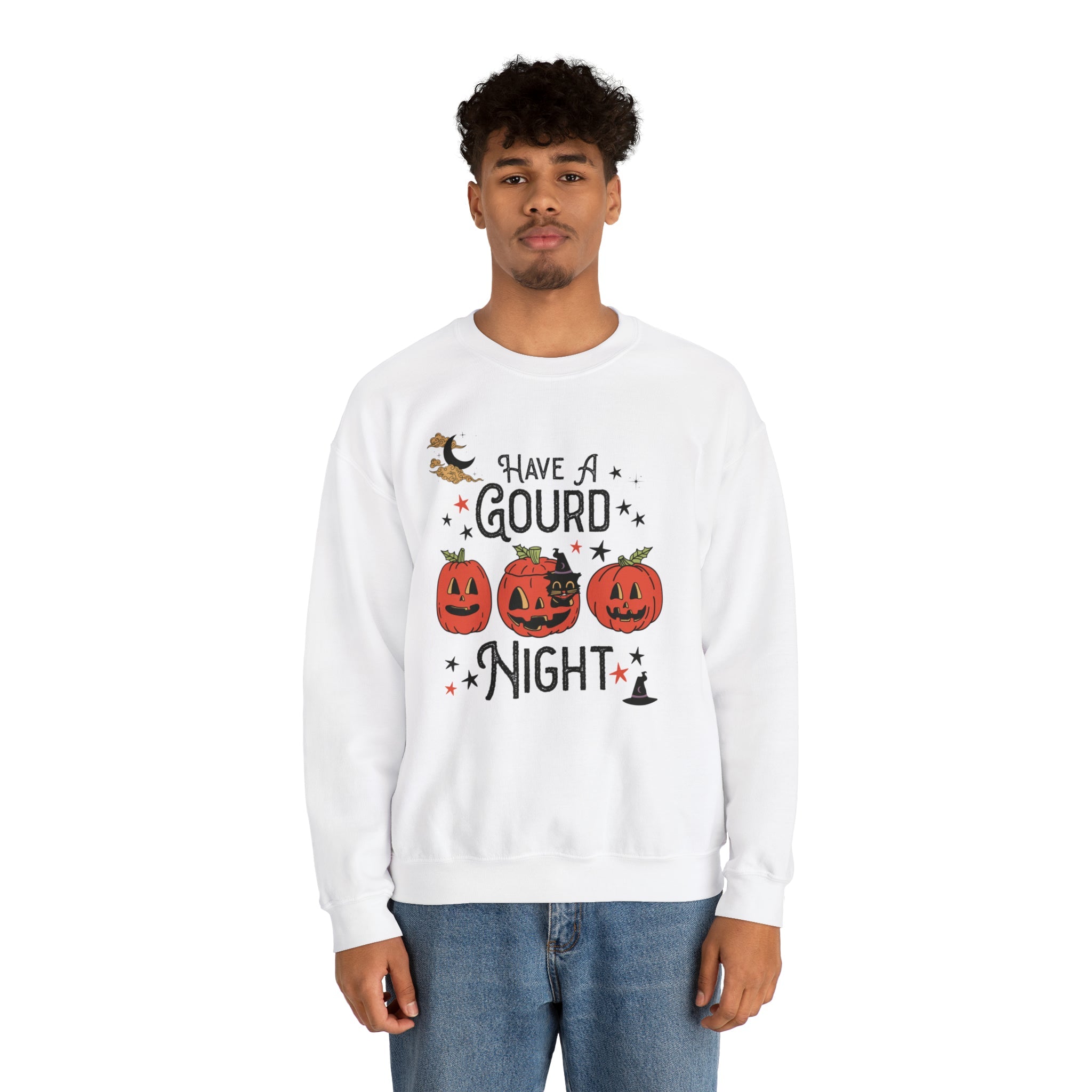 Punny Halloween Crewneck for Fall: Have A Gourd Night - Opal and June