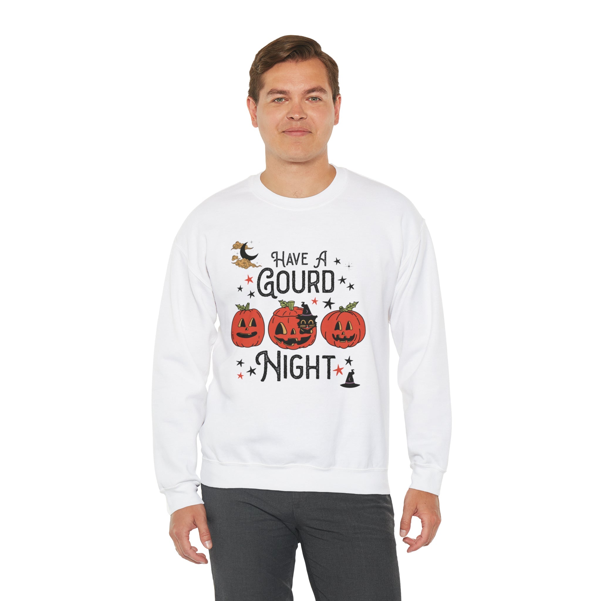 Punny Halloween Crewneck for Fall: Have A Gourd Night - Opal and June
