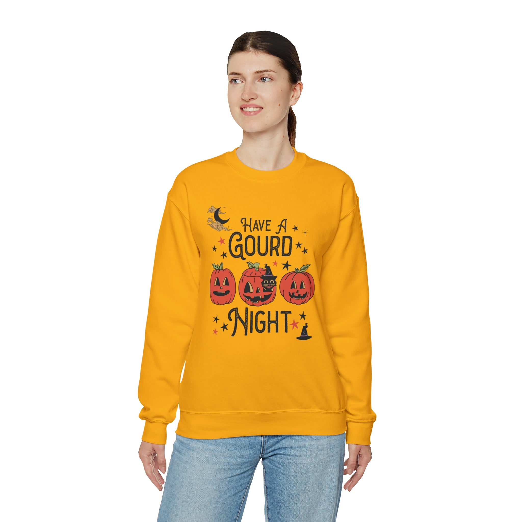 Punny Halloween Crewneck for Fall: Have A Gourd Night - Opal and June