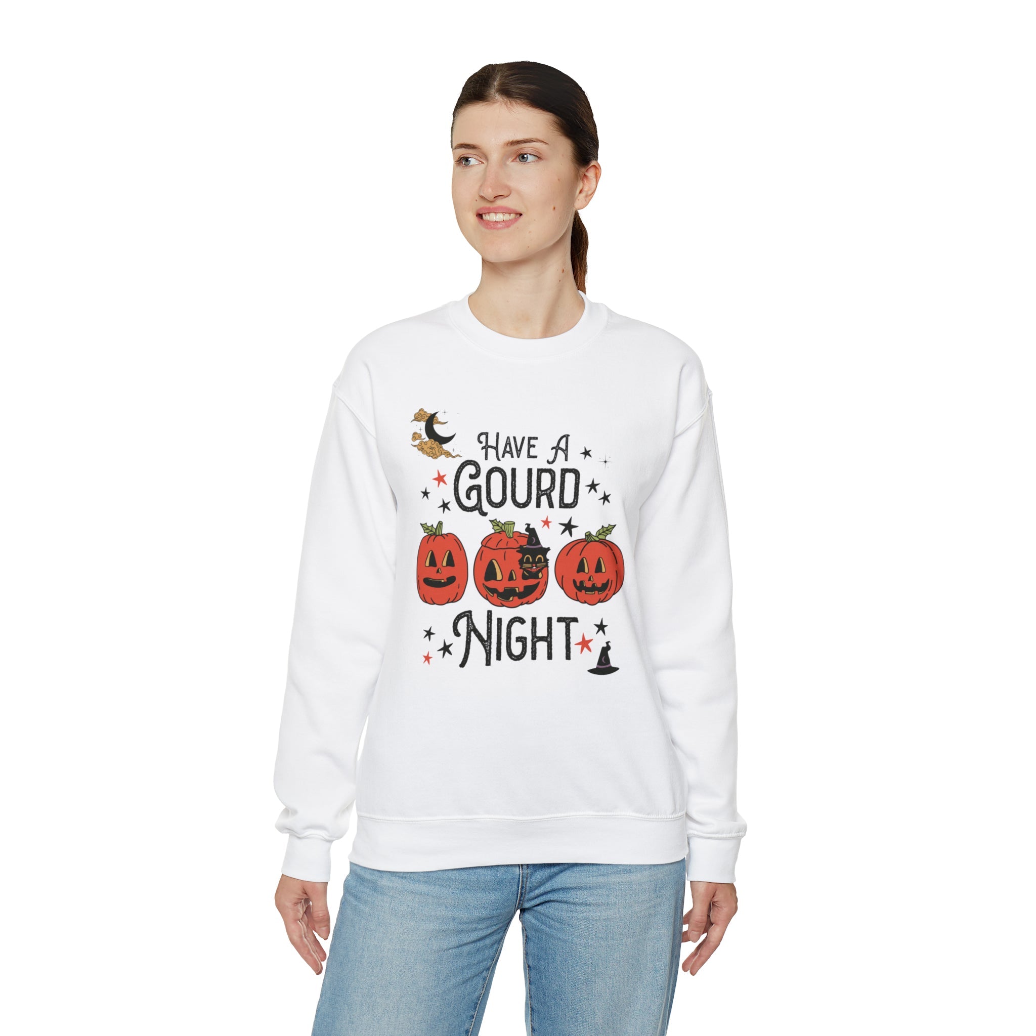 Punny Halloween Crewneck for Fall: Have A Gourd Night - Opal and June