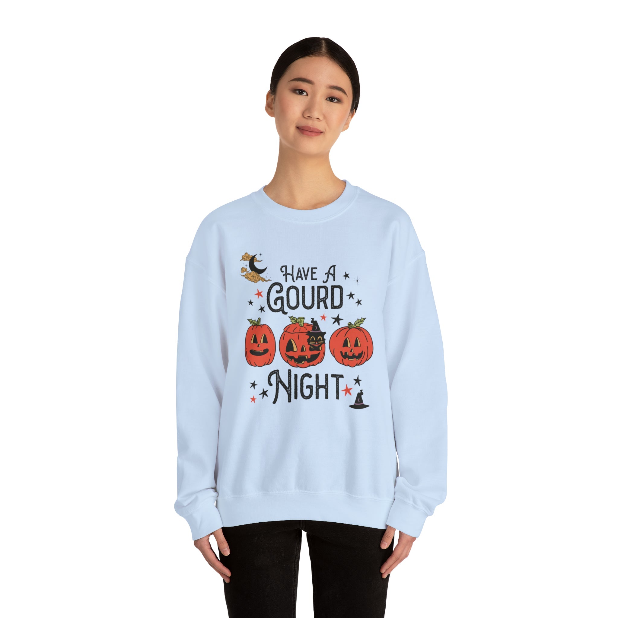 Punny Halloween Crewneck for Fall: Have A Gourd Night - Opal and June