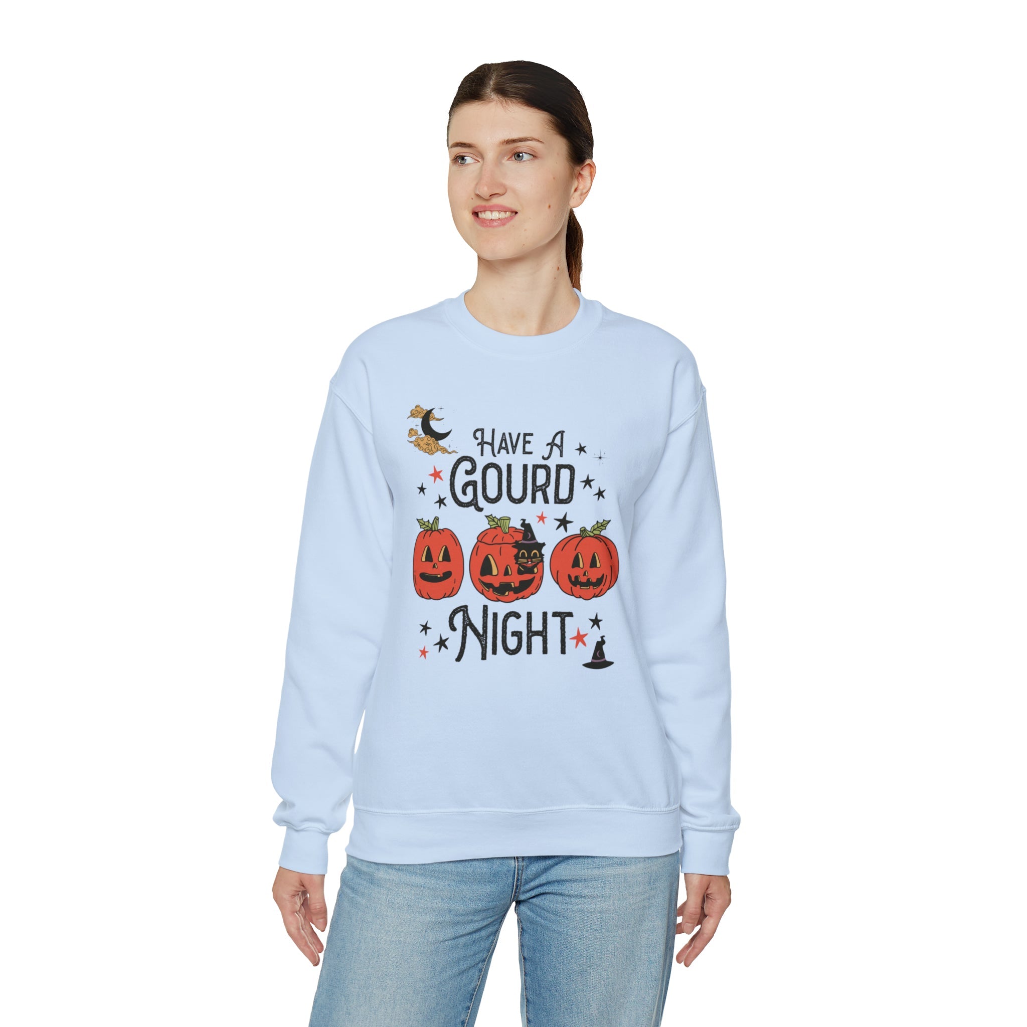 Punny Halloween Crewneck for Fall: Have A Gourd Night - Opal and June