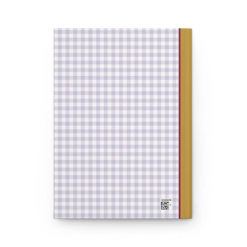 Purple Gingham Notebook - Opal and June