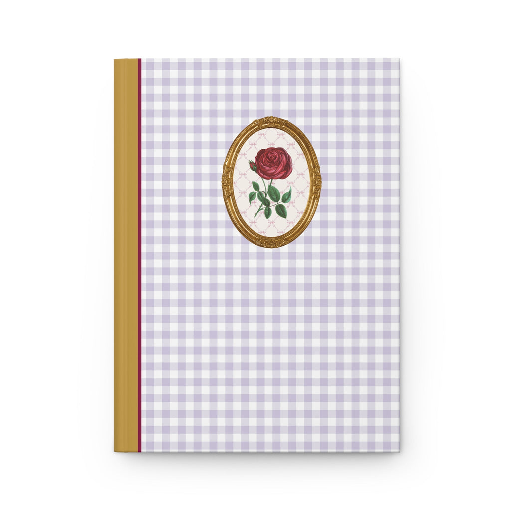 Purple Gingham Notebook - Opal and June