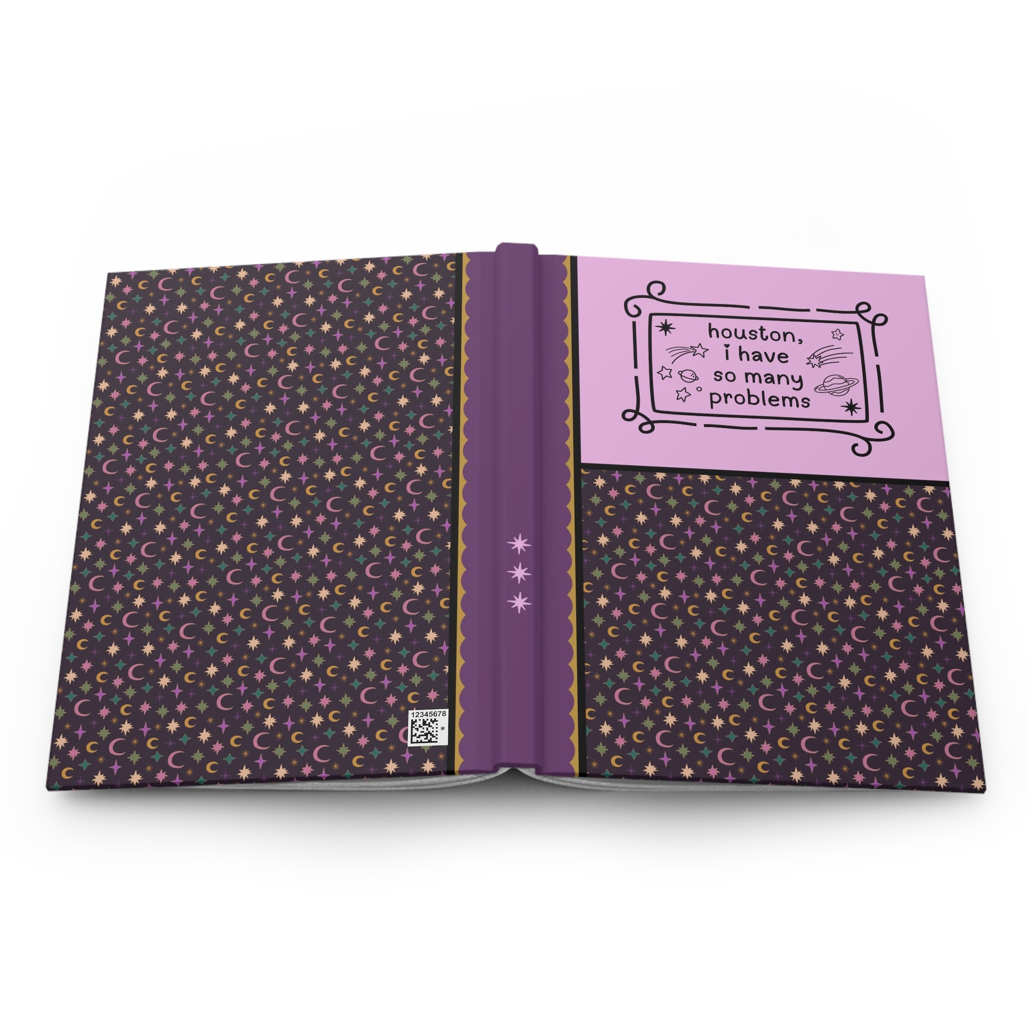 Purple Star Celestial Notebook: Houston - Opal and June