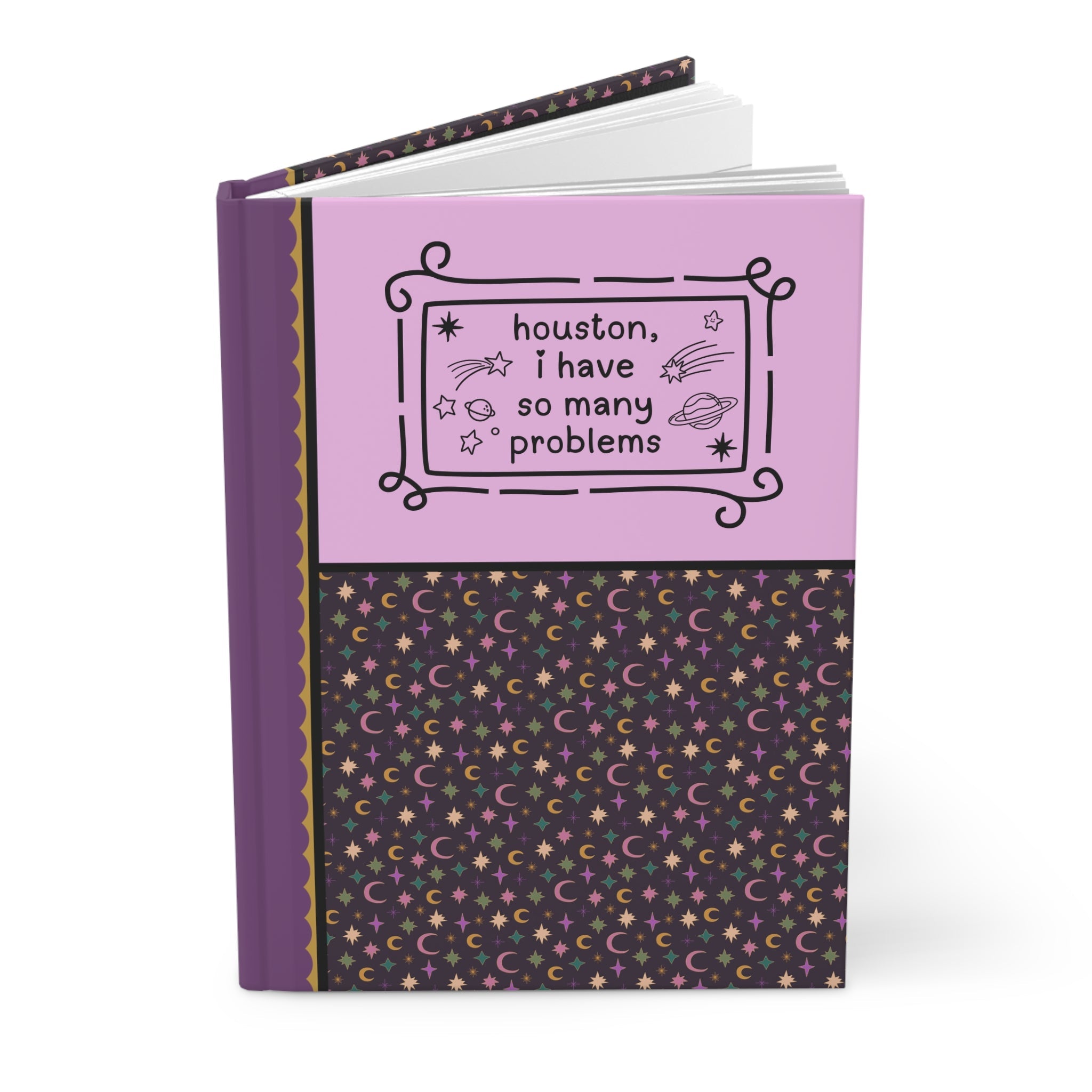 Purple Star Celestial Notebook: Houston - Opal and June