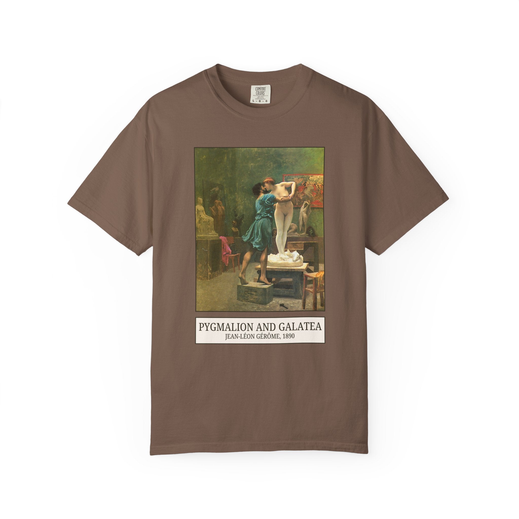 Pygmalion and Galatea by Jean - Leon Gerome, 19th Century Art History Tee Shirt, Gift for Humanites Major or Art Historian, Greek Mythology - Opal and June