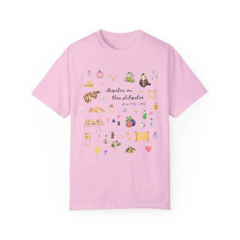 Queen Cleopatra Ancient Egyptian History Shirt for Social Studies Teacher or History Major, Boho Goblincore Maximalist Womens History Tee - Opal and June