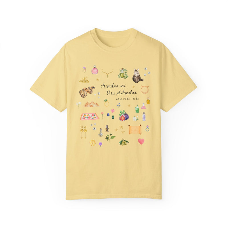 Queen Cleopatra Ancient Egyptian History Shirt for Social Studies Teacher or History Major, Boho Goblincore Maximalist Womens History Tee - Opal and June