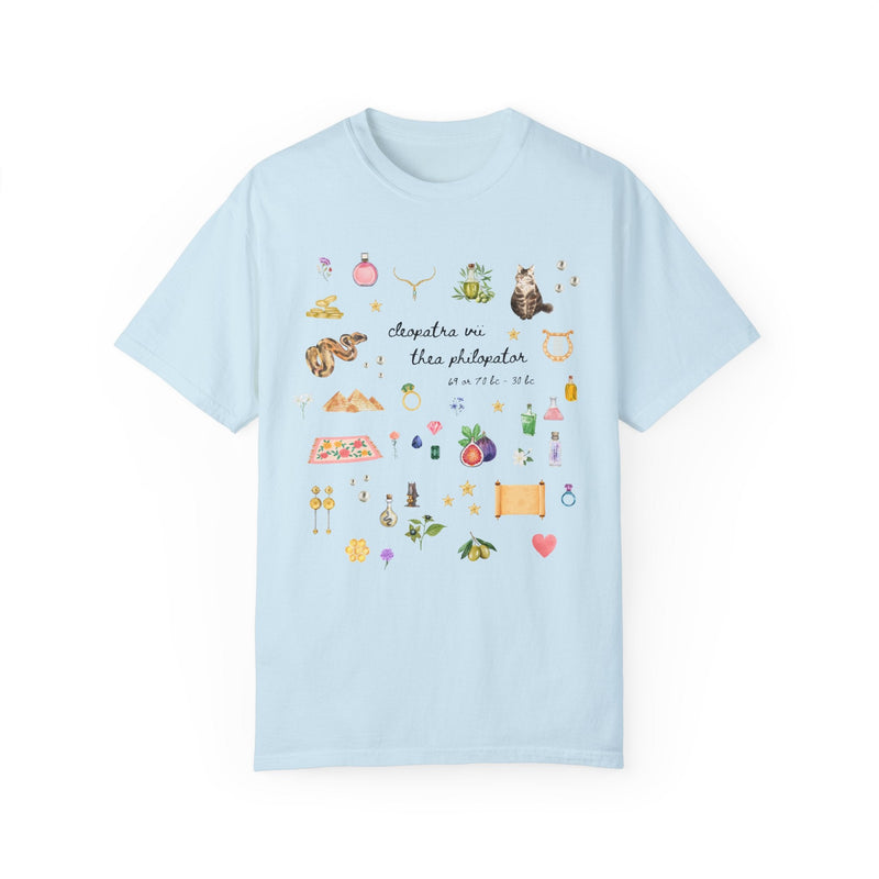 Queen Cleopatra Ancient Egyptian History Shirt for Social Studies Teacher or History Major, Boho Goblincore Maximalist Womens History Tee - Opal and June