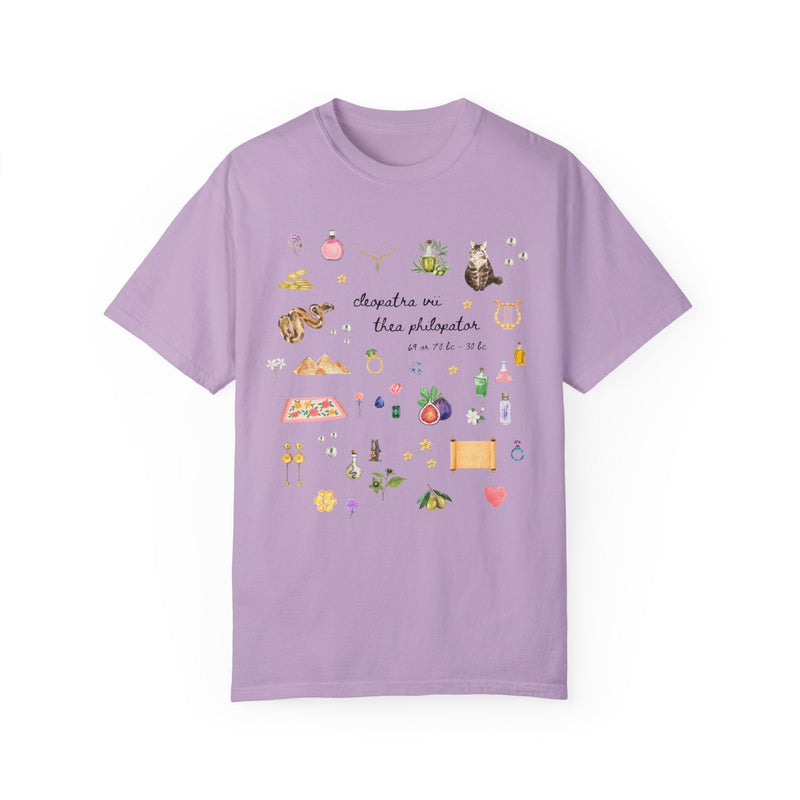 Queen Cleopatra Ancient Egyptian History Shirt for Social Studies Teacher or History Major, Boho Goblincore Maximalist Womens History Tee - Opal and June