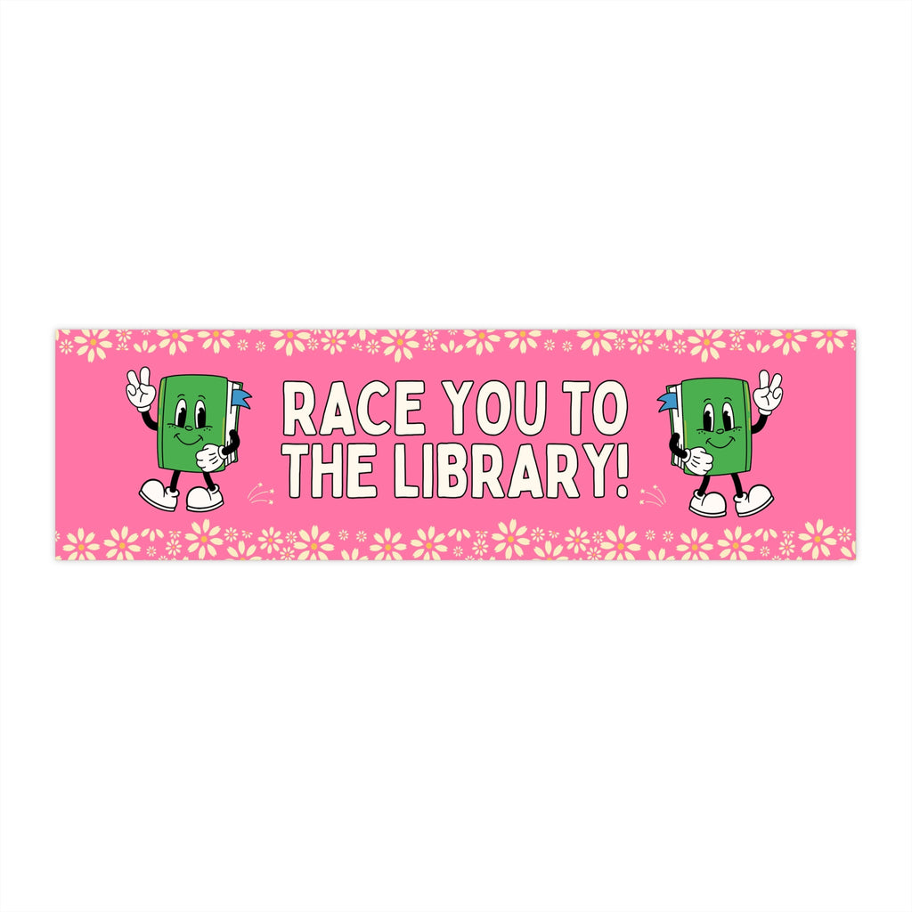 Race You To The Library in Pink - Opal and June