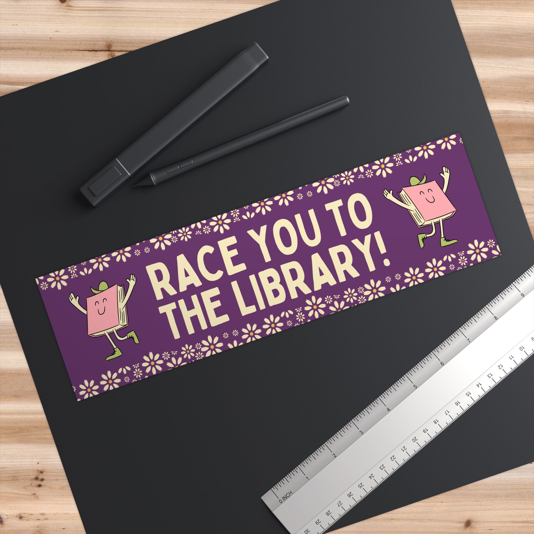 Race You To The Library (Purple) - Opal and June