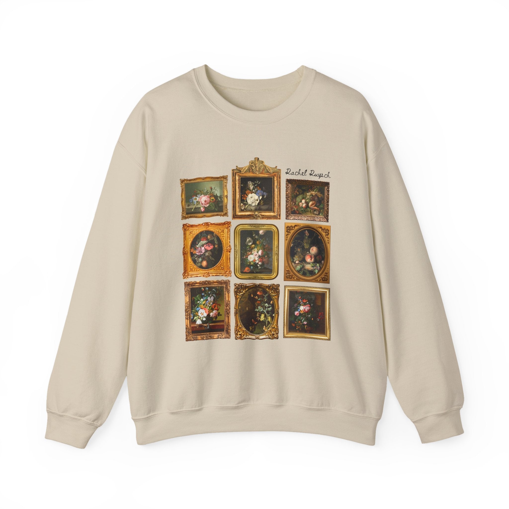 Rachel Ruysch Famous Painting Sweatshirt, Dutch Floral Still Life Painting, 17th Century Art Historian, History Lover, Humanities Major Gift - Opal and June